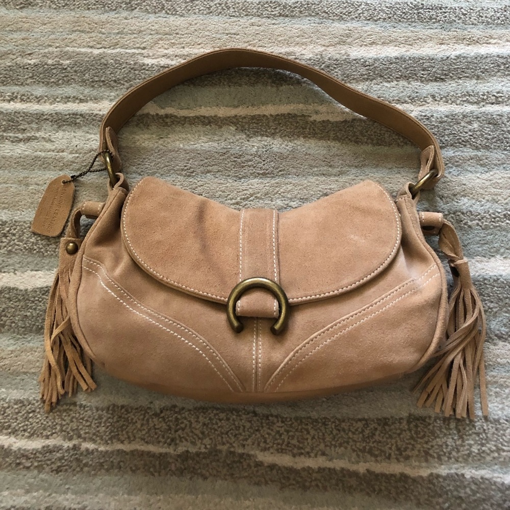 a.n.a A New Approach Suede Leather Purse